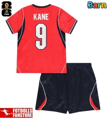 England Harry Kane #9 Bortatröja Barn VM 2026 Kortärmad (+ Korta byxor)